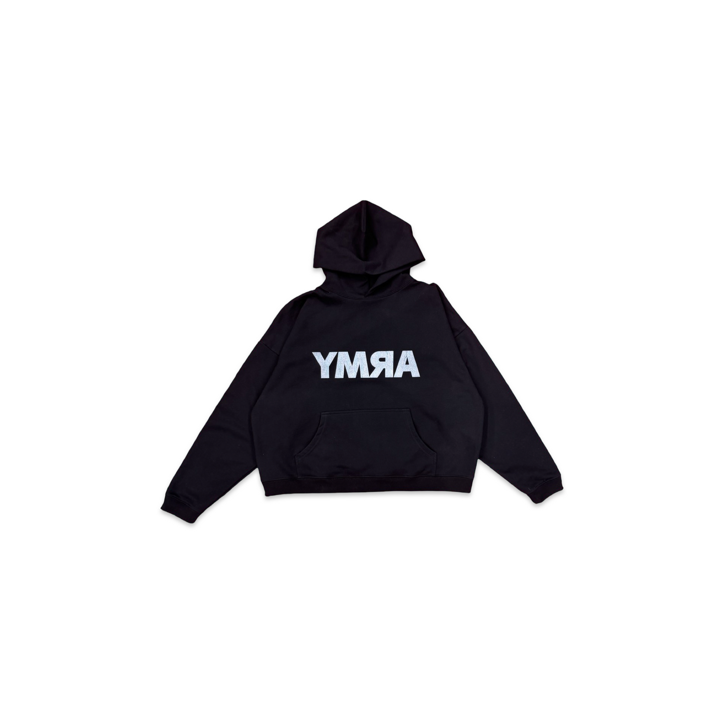 Black Reverse Army Hoodie