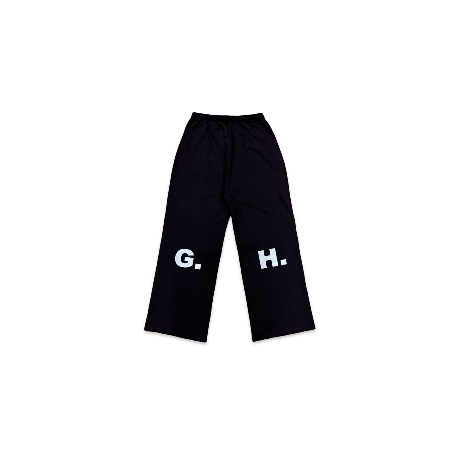 Black Wide Leg GH Sweat Pant