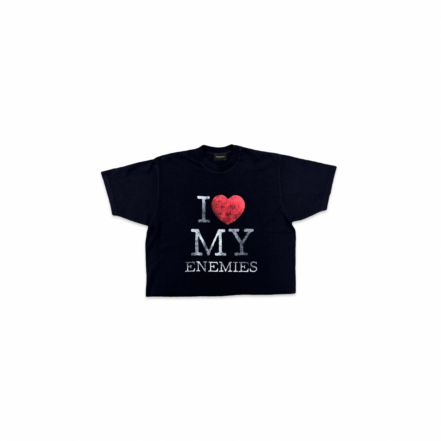 Black I Heart My Enemies Tee