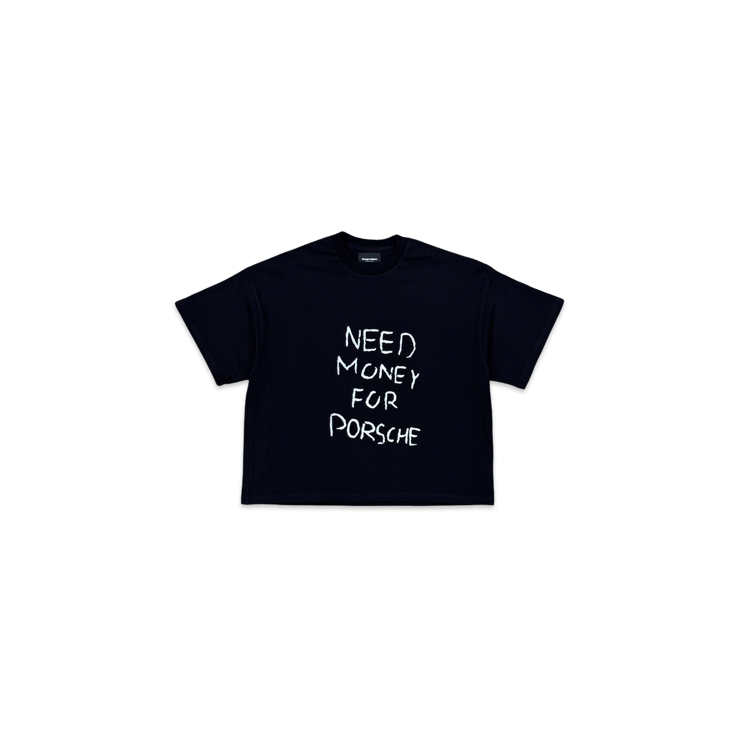Need Money For Porsche Black Tee