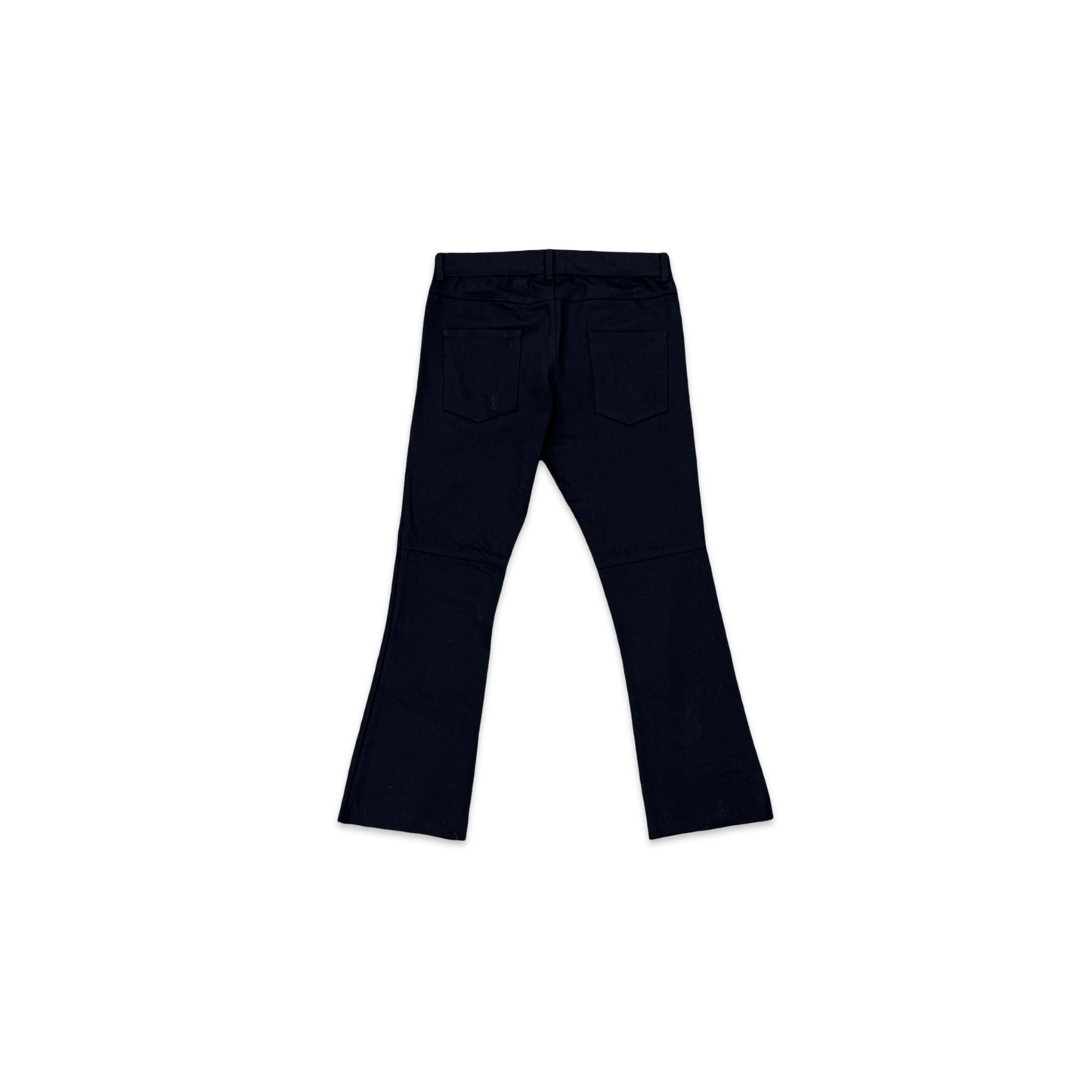 Black Geno Moto Flare Pant