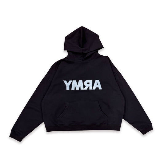 Black Reverse Army Hoodie