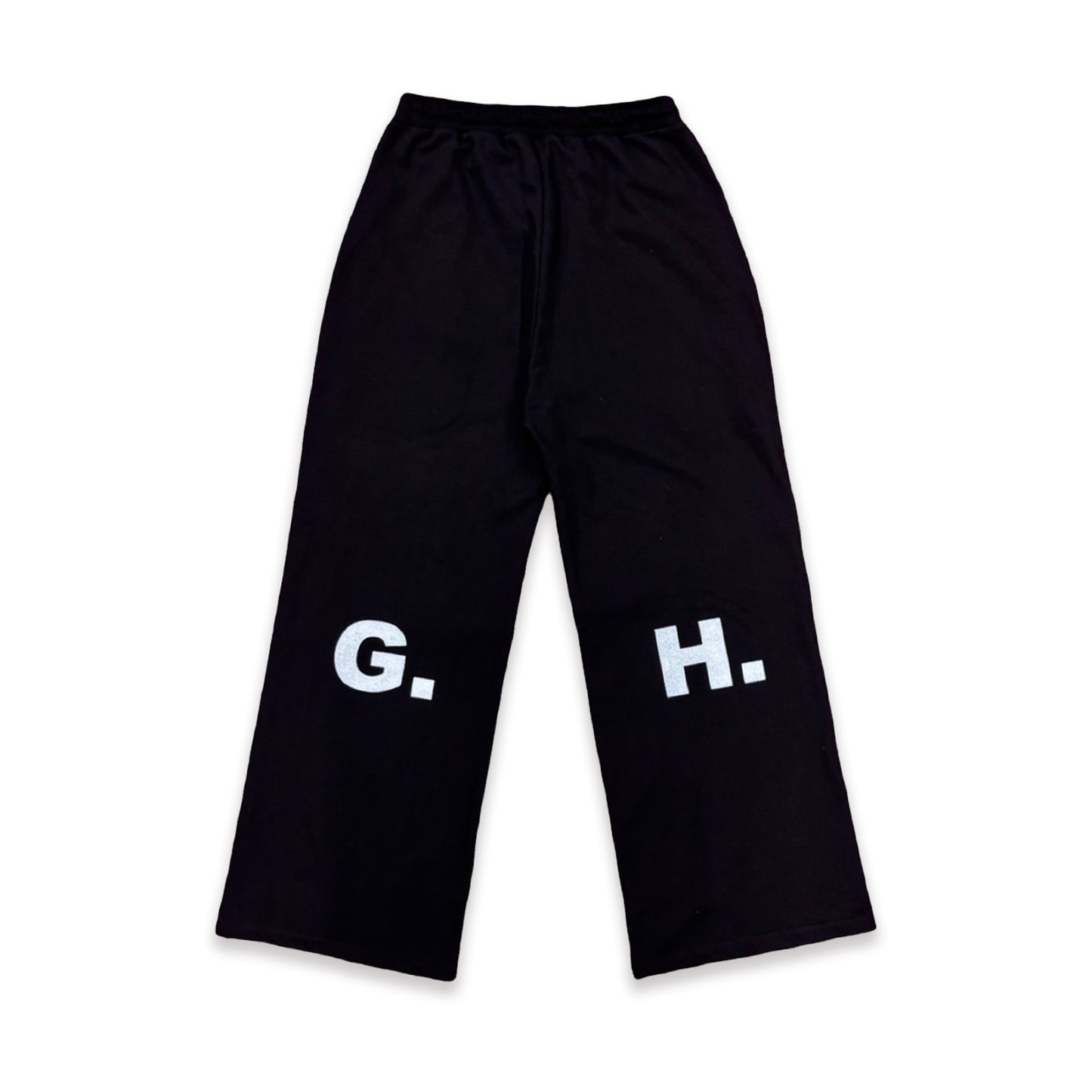 Black Wide Leg GH Sweat Pant