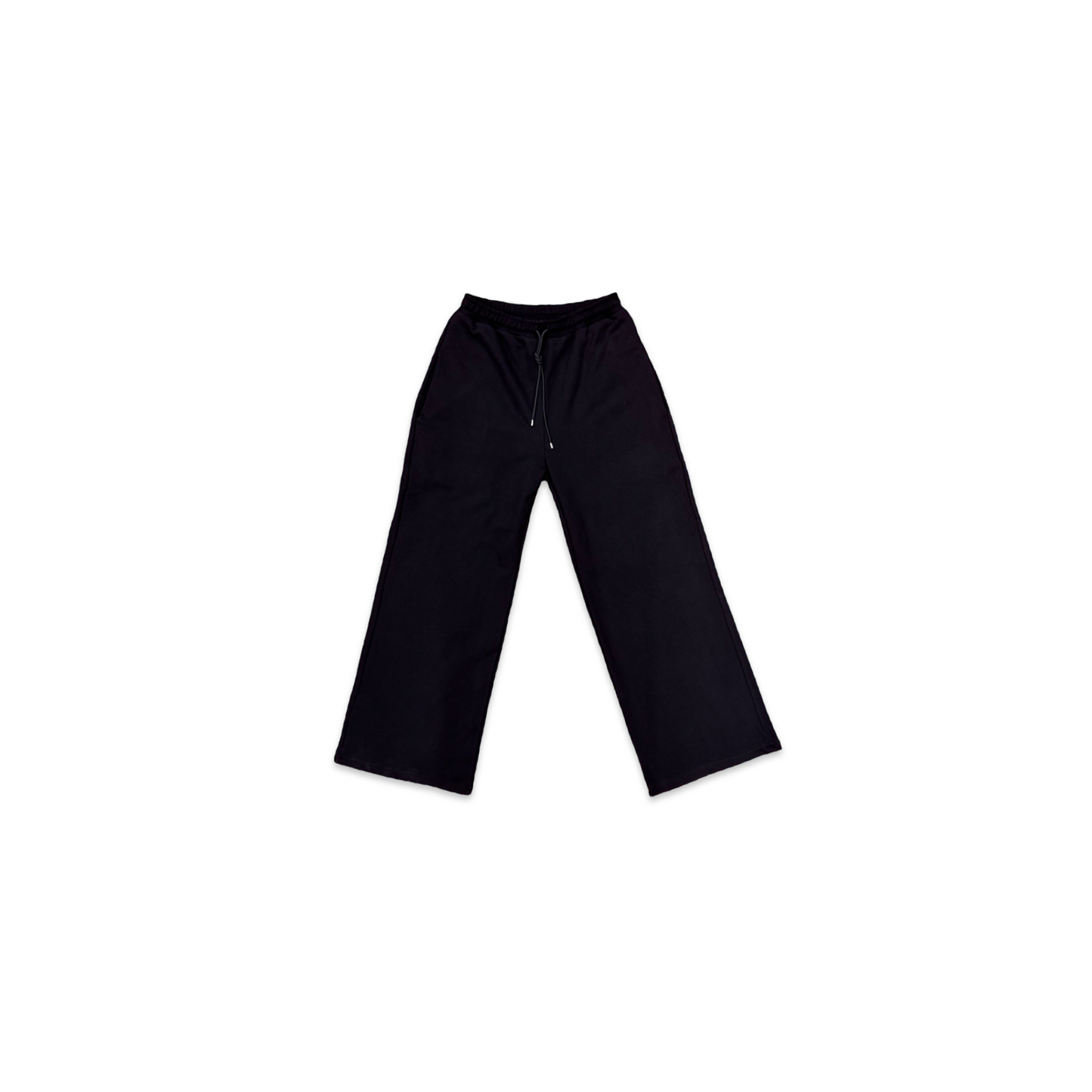 Black Wide Leg GH Sweat Pant