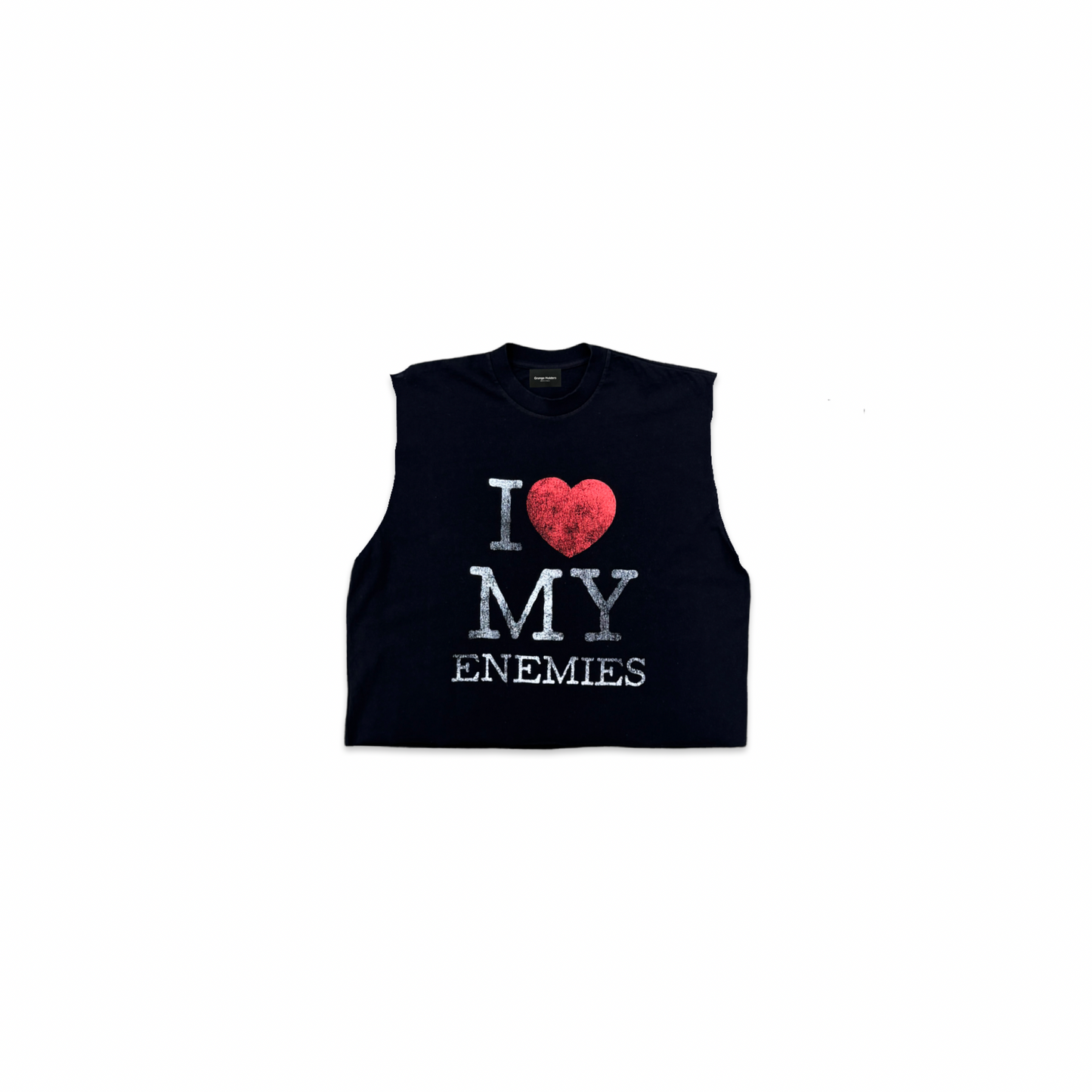 Black I Heart My Enemies Cutt Off Tee