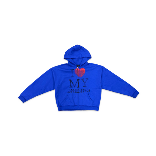 I Heart My Enemies Zip Up
