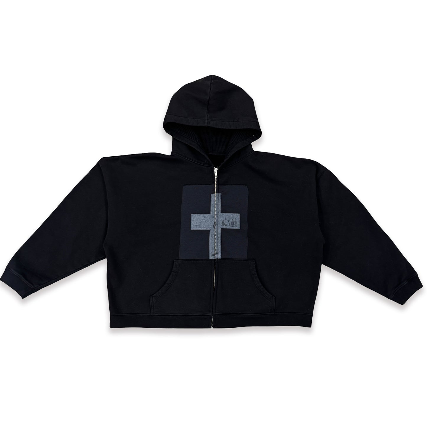 Sacrifice Patch Zip Up Hoodie