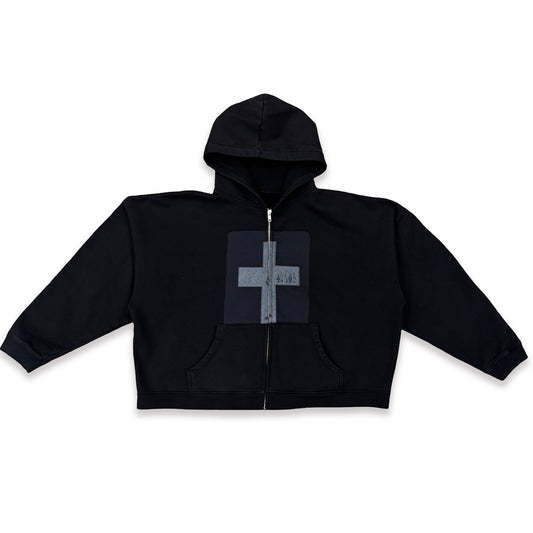 Sacrifice Patch Zip Up Hoodie